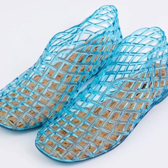 The Sienna Jelly Flat - Blue - 8.5 - Picture 2 of 8